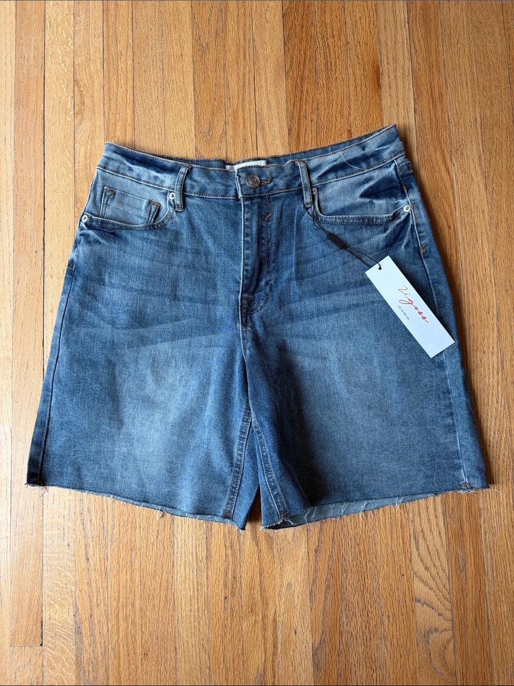 Vigoss Light Blue Denim Bermuda Shorts